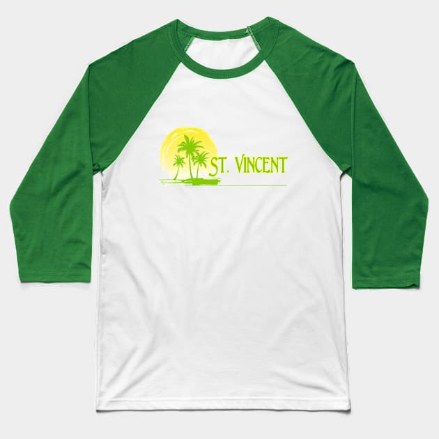 Life's a Beach: St. Vincent Baseball T-Shirt by Naves